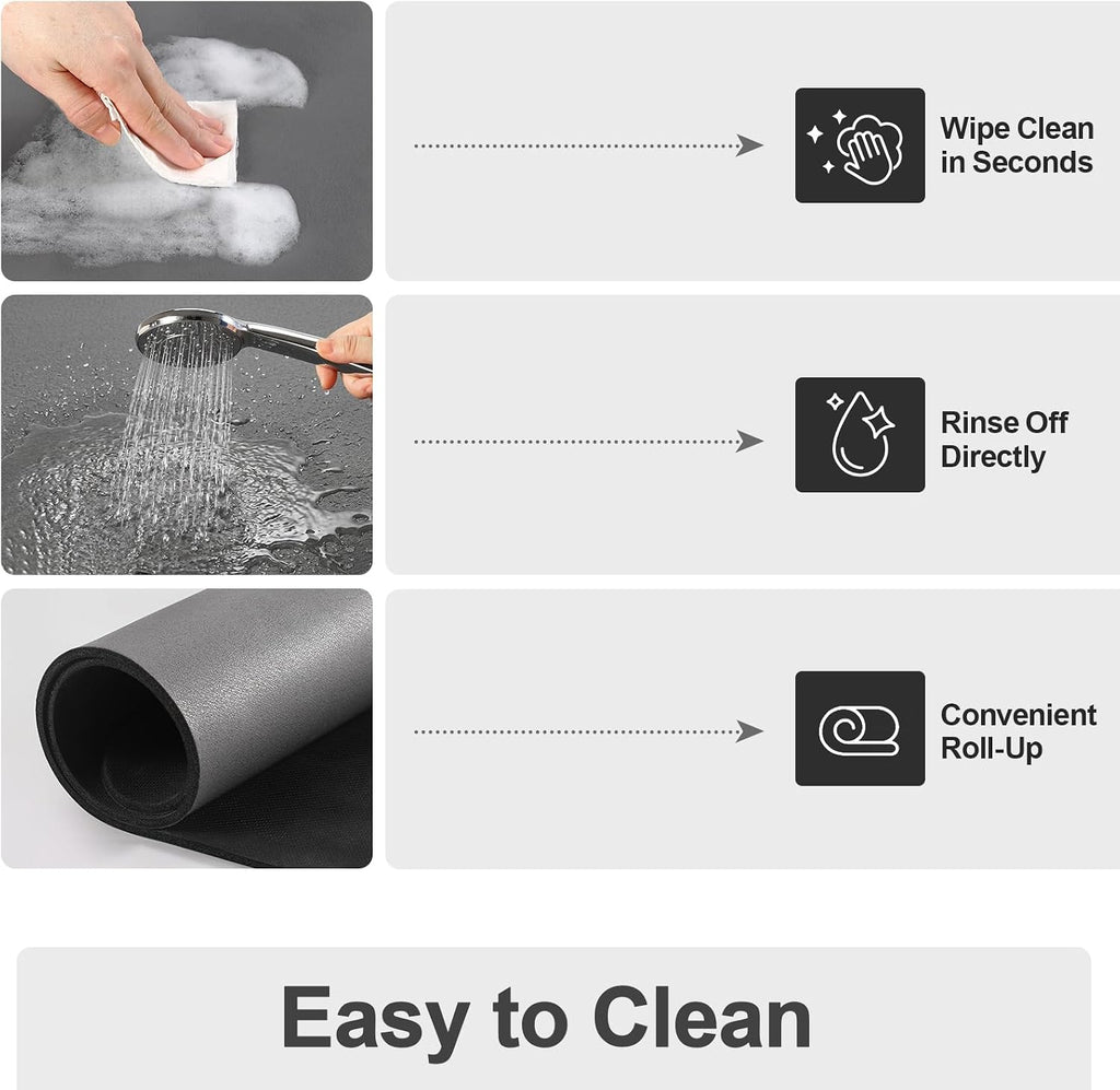 Ecotrim - Dish Drying Mat for Kitchen Counter | Coffee Bar Mat for Countertops