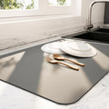 Ecotrim - Dish Drying Mat for Kitchen Counter | Coffee Bar Mat for Countertops